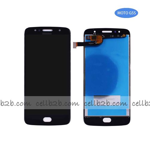 Original Pantalla Motorola G5S Negra Completa LCD+Táctil