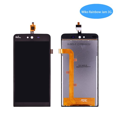 Pantalla Wiko Rainbow Jam 3G Negra Completa Tactil+LCD