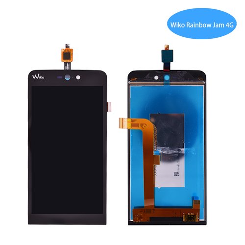 Pantalla Wiko Rainbow Jam 4G Negra Completa Tactil+LCD