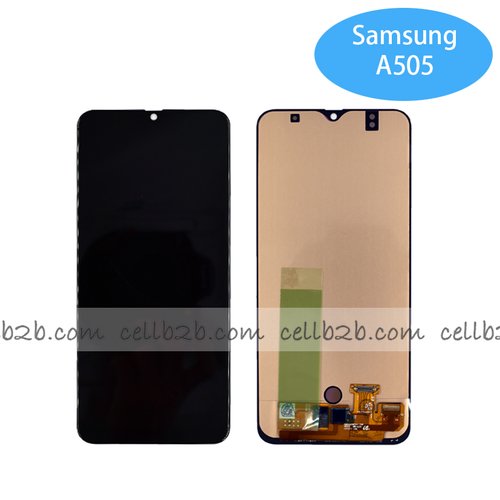 Pantalla Samsung A30 A305 OLED sin Marco Negra Completa
