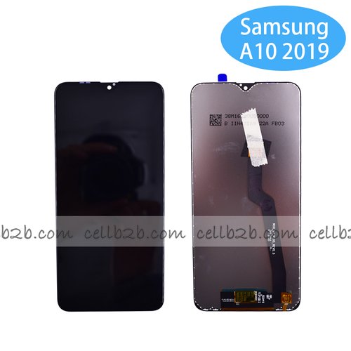 *Pantalla Samsung Galaxy A10 / M10 2019 A105F / M105F Negra SIN MARCO Original Completa Service Pack