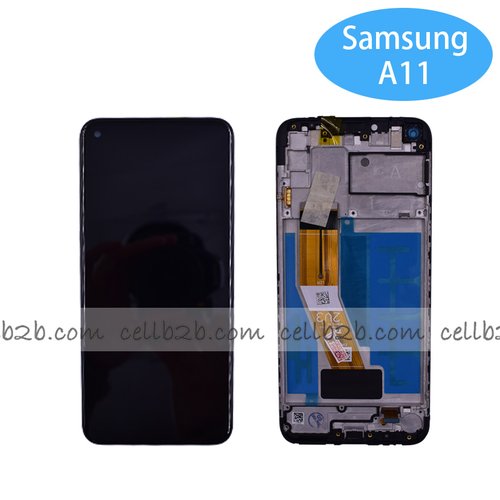 Pantalla Samsung Galaxy A11 A115F / M11 M115F Negra con Marco Completa Original
