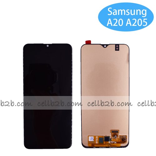 Pantalla Samsung Galaxy A20 A205F OLED Negra Completa