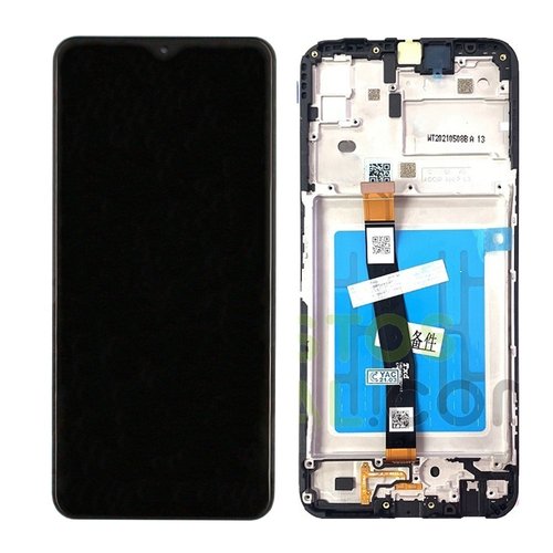 Pantalla Samsung Galaxy A22 5G A226B Negra Con Marco Completa Original