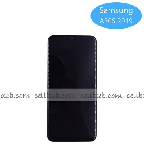 *Pantalla Samsung Galaxy A30S A307F Negra con Marco Original Completa SERVICE PACK (RNW)