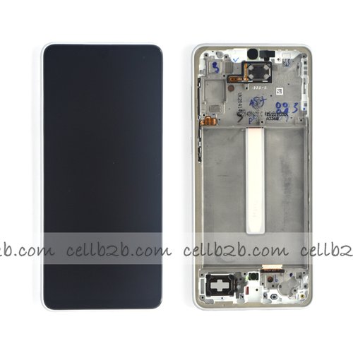 *Pantalla Samsung Galaxy A33 5G A336 Blanco con Marco Completa Original SERVICE PACK