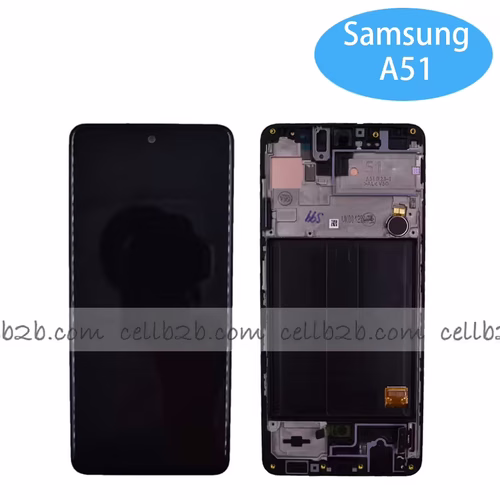 *Pantalla Samsung Galaxy A51 A515 Negra Completa Original SERVICE PACK (Renewed)