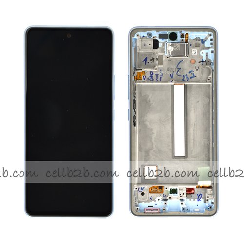 *Pantalla Samsung Galaxy A53 5G A536 Azul con Marco Completa Original SERVICE PACK