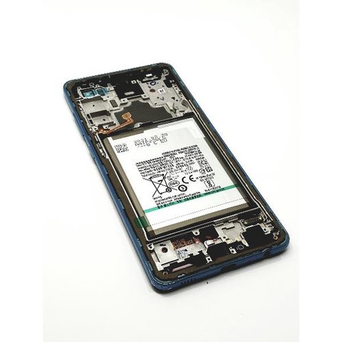 *Pantalla Samsung Galaxy A72 4G A725 / A72 5G A726 Azul Con Marco y Batería Original Completa SERVICE PACK