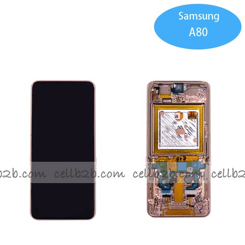 *Pantalla Samsung Galaxy A80 A805F Dorada Completa Original SERVICE PACK