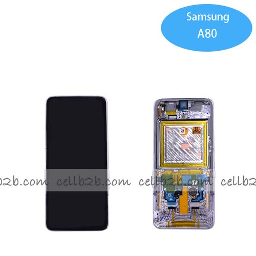 *Pantalla Samsung Galaxy A80 A805F Plateada Completa Original SERVICE PACK