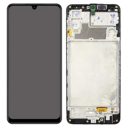 *Pantalla Samsung GALAXY M22 M225 / F22 E225 Negra CON MARCO Original LCD+Táctil SERVICE PACK