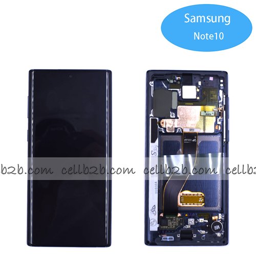 *Pantalla Samsung Galaxy Note 10 N970 Plateada Completa Original SERVICE PACK
