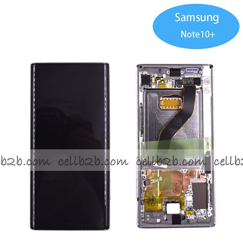 *Pantalla Samsung Galaxy Note 10 Plus N975 Plateada Completa Original SERVICE PACK