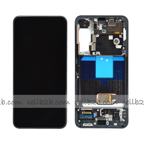*Pantalla Samsung Galaxy S22 S901 Negra CON MARCO Original LCD+Táctil SERVICE PACK