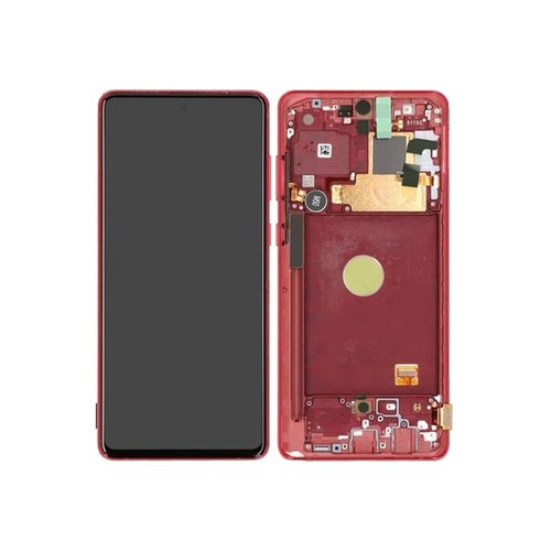 *Pantalla Samsung Note 10 Lite N770F Rojo Completa Original SERVICE PACK