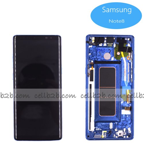 *Pantalla Samsung NOTE 8 N950F Azul Completa Original SERVICE PACK