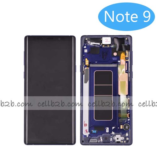 *Pantalla Samsung Note 9/ N960 Azul LCD+Táctil Original Completa SERVICE PACK (RNW)