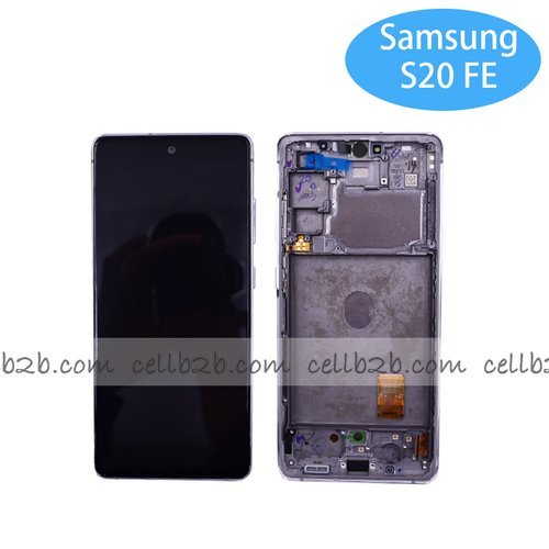 *Pantalla Samsung S20 FE G780 / G781 5G Blanca Original Completa SERVICE PACK (RNW)