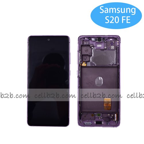 *Pantalla Samsung S20 FE G780 / G781 5G Lavender Original Completa SERVICE PACK (RNW)