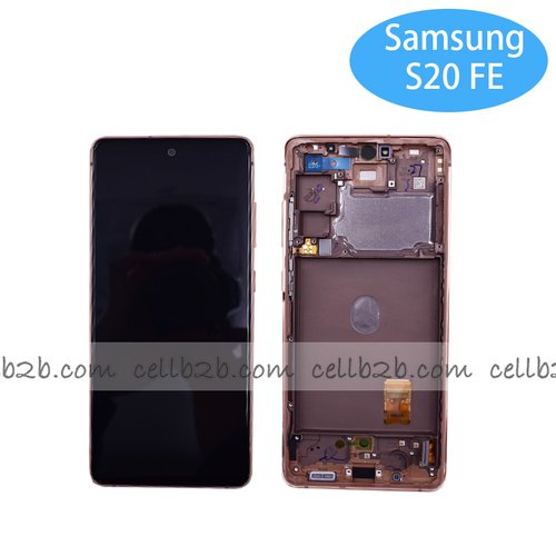 *Pantalla Samsung S20 FE G780 / G781 5G Naranja Original Completa SERVICE PACK