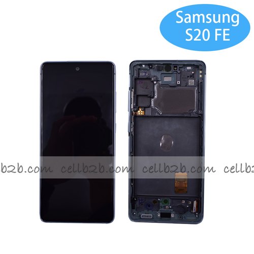 *Pantalla Samsung S20 FE G780 / G781 5G Azul Oscuro Original Completa SERVICE PACK (RNW)