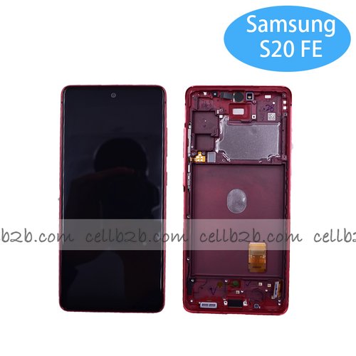 *Pantalla Samsung S20 FE G780 / G781 5G Rojo Original Completa SERVICE PACK
