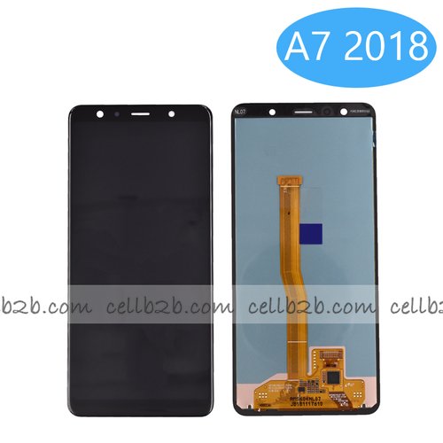 *Pantalla Samsung SM-A750F GALAXY A7 2018 Negra Original Completa SERVICE PACK