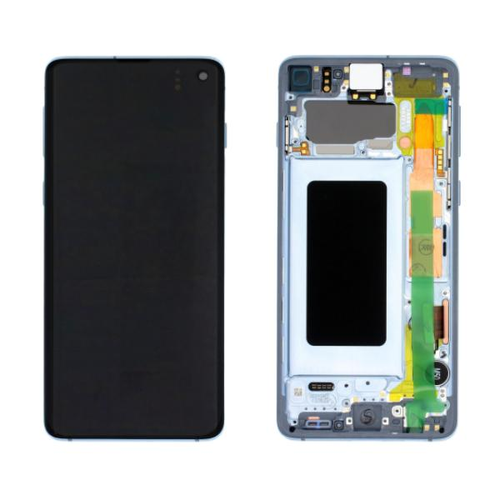 *Pantalla Samsung SM-G973 GALAXY S10 Azul Completa Original SERVICE PACK