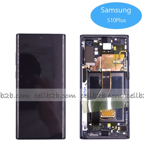 *Pantalla Samsung SM-G975 GALAXY S10 Plus Negra Completa Original SERVICE PACK (RNW)
