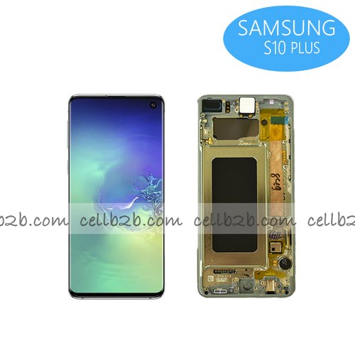 *Pantalla Samsung SM-G975 GALAXY S10 Plus Verde Completa Original SERVICE PACK