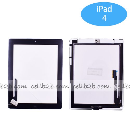 Pantalla Táctil iPad 4 A1458 A1459 A1460 Negra Original con Home Boton Tactil