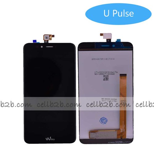 Pantalla Wiko U Pulse Negra Completa Tactil+LCD