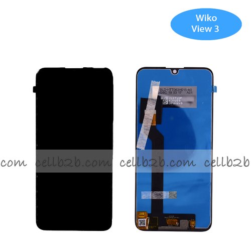Original Pantalla Wiko View 3 Negra Completa LCD+Táctil