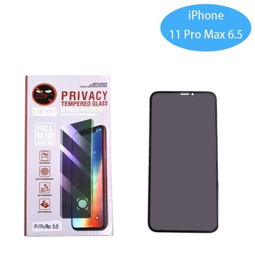 ED105 Protector Cristal Anti-Espía para iPhone 11 Pro Max (6.5) / XS Max