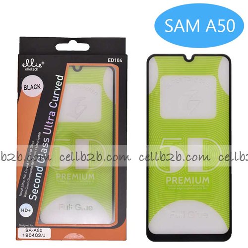 ED104 Protector Full Glue 5D para Samsung A50 / A30/ A30S / A40S / M21 / M21S / M30/ M30S