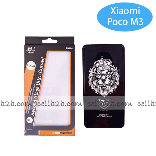 ED104 Protector Full Glue 5D Xiaomi Poco M3 / Redmi 9T