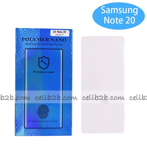 Protector Soft Hidrogel Completo Curvado para Samsung Note 20