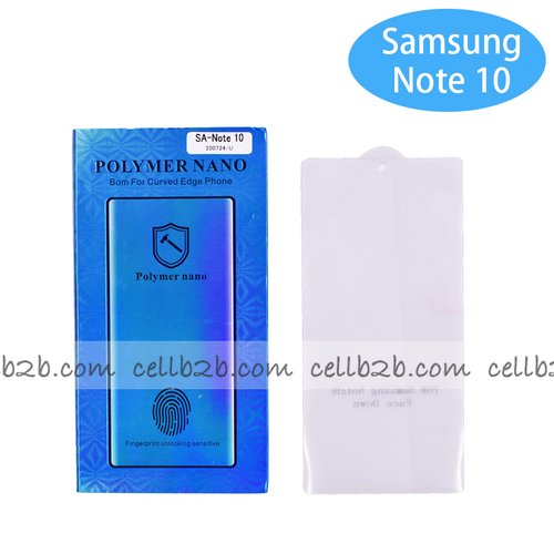 Protector Soft Hidrogel Completo Curvado para Samsung Note 10