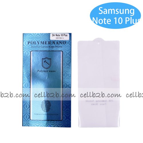 Protector Soft Hidrogel Completo Curvado para Samsung Note 10 Plus