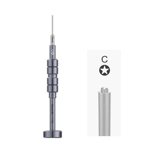 QIANLI C I-THOR 3D Destornillador Pentalobular 0.8 para iPhone 6G / 7G / 8G / X / XS MAX