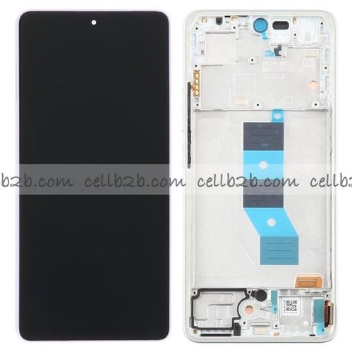 *Pantalla Xiaomi Redmi Note 14 5G (2025) / Poco M7 Pro (2024) Violeta Con Marco Completa LCD+Táctil SERVICE PACK