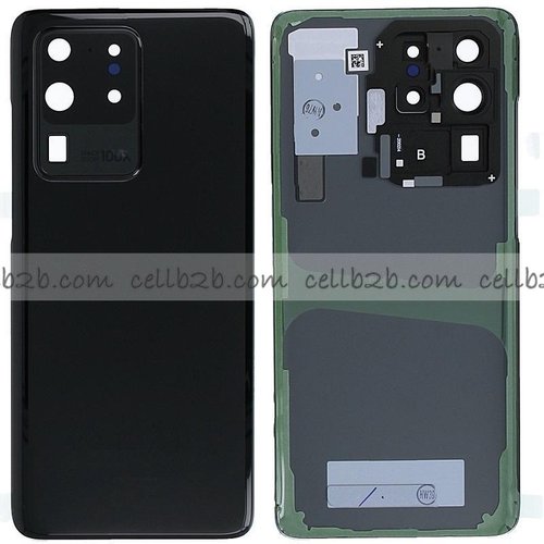 Tapa Trasera para Samsung S20 Ultra G988 Negra CON LENTE