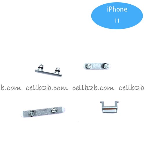 Set de Botones Lateral para iPhone 11 Verde