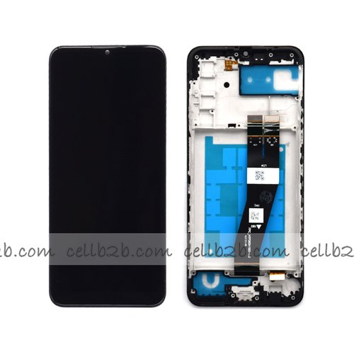 Pantalla Samsung GALAXY A03S A037G Negra CON MARCO Original LCD+Táctil