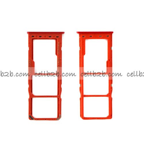 Bandeja de SIM para Samsung A10 2019 A105F Rojo