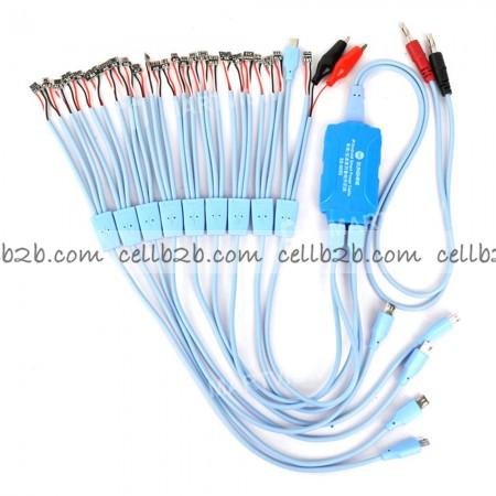 SUNSHINE SS-905D Cable de Alimentación CC V9.0 para iPhone 6S ~ 15 Pro Max + Serie Android (Samsung, Huawei, Xiaomi,...etc )
