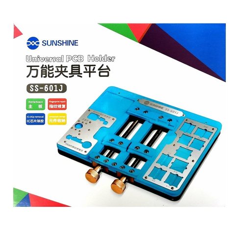 SUNSHINE SS-601J Soporte PCB Universal para Apple iPhone Placa Base / Reparación de Huella / IC Chip Removal / Almacenamiente Componentes