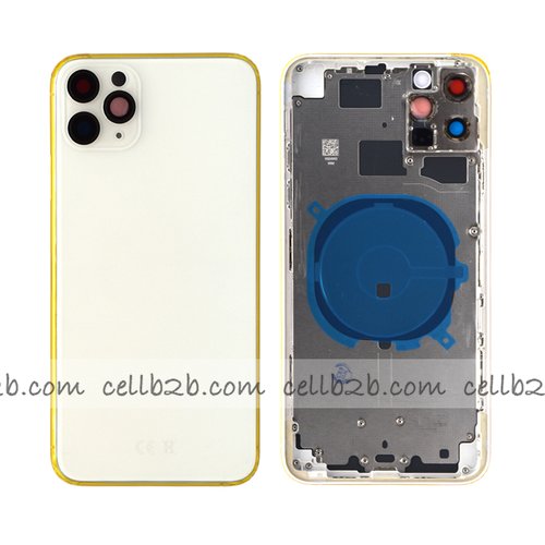 Tapa Chasis Con Bandeja iPhone 11 Pro Max Blanco Sin Recambios