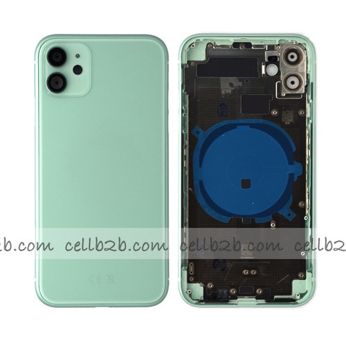 Tapa Chasis Con Bandeja iPhone 11 Verde Sin Recambios